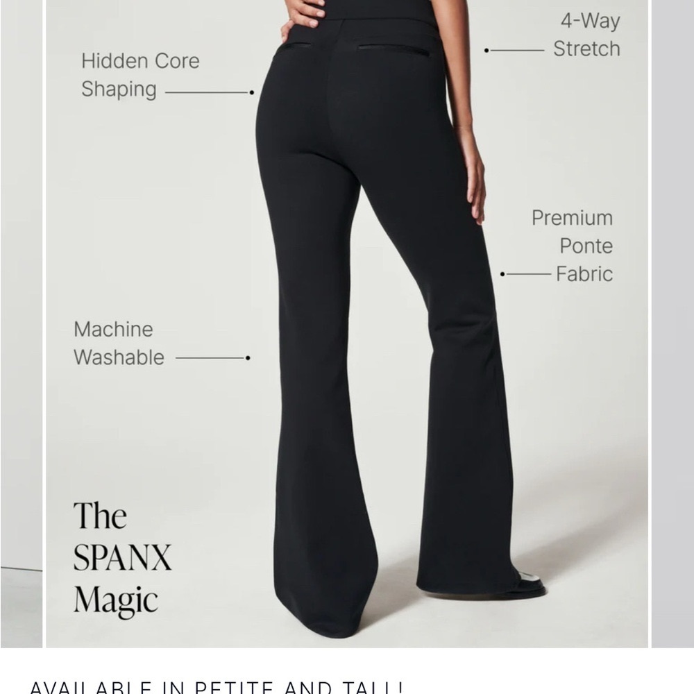 NEW SPANXsmooth™ PerfectFit
Ponte Flare Pant Size Medium